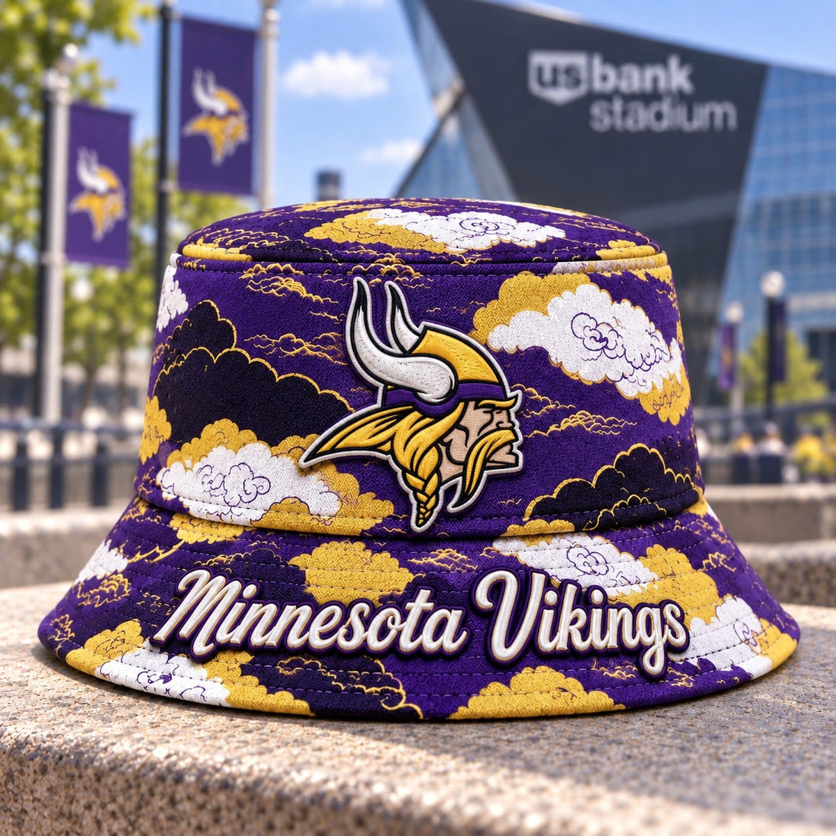 NFL x MIN Cloud Bucket Hat For Fan