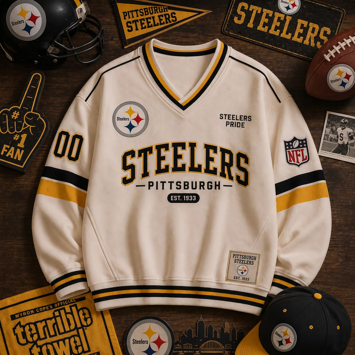 NFL x PIT Ivy League Sweater
