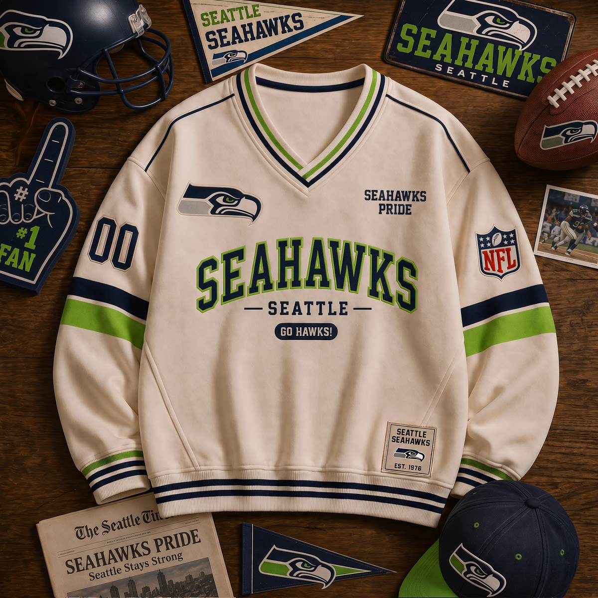 NFL x SEA Ivy League Sweater
