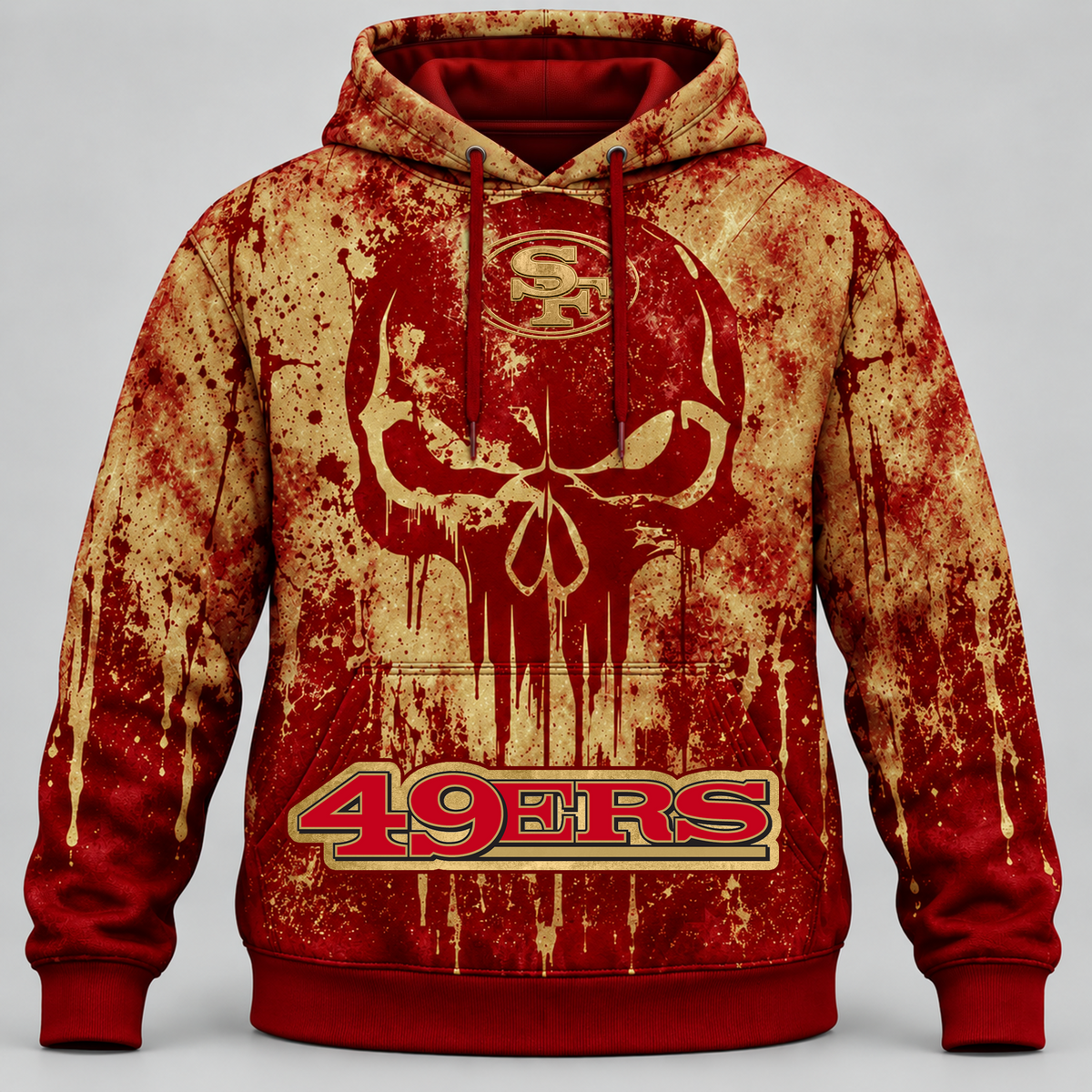 NFL x SF Skull Team Color Premium Hoodie