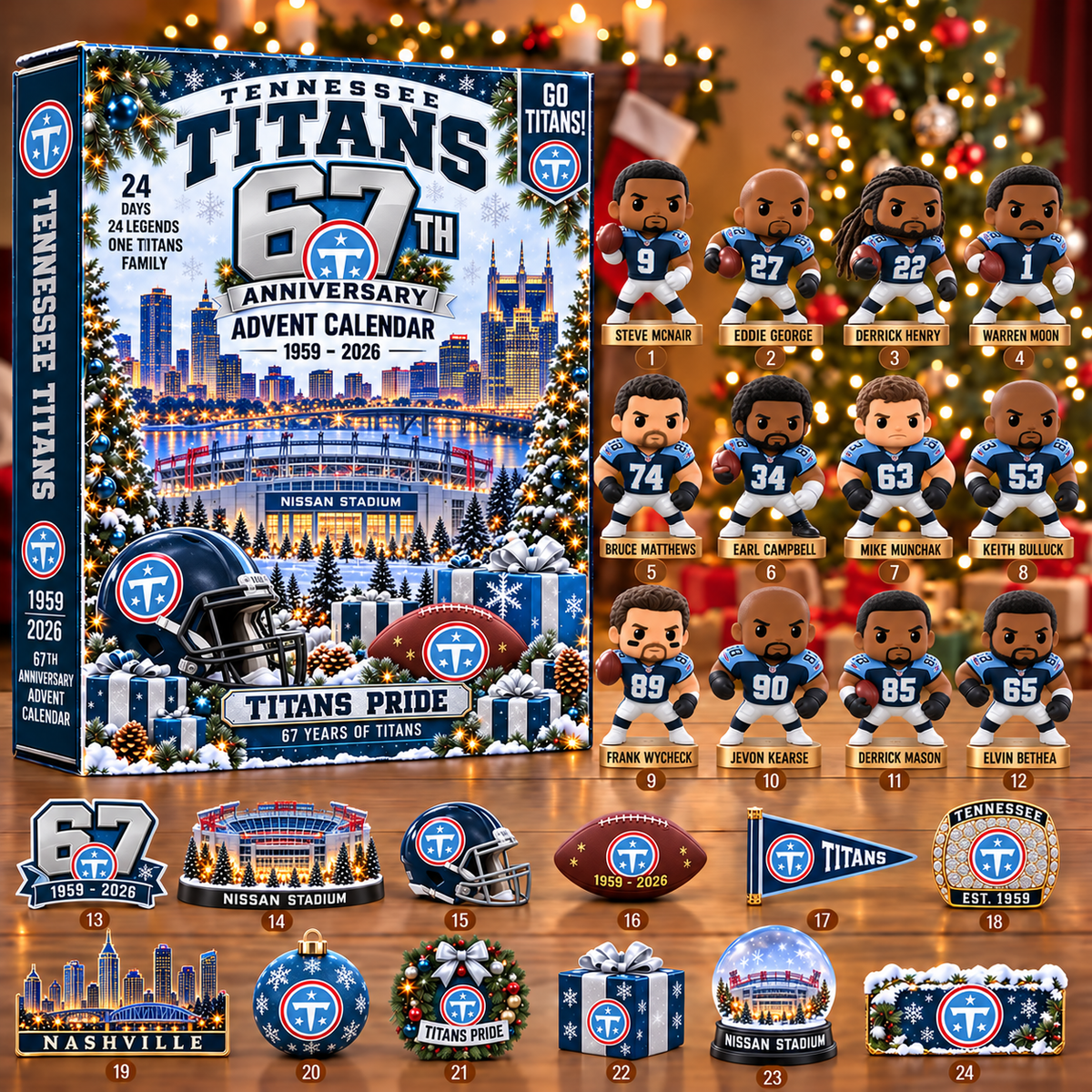 NFL x TEN 24 Days 2026 Anniversary Advent Calendar Blind Box