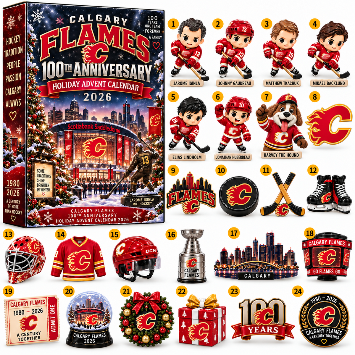 NHL x CAL Christmas V3 Advent Calendar Blind Box