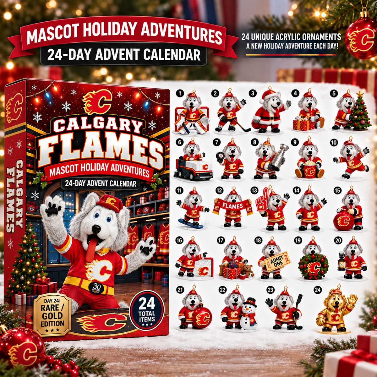NHL x CAL Mascot Advent Calendar