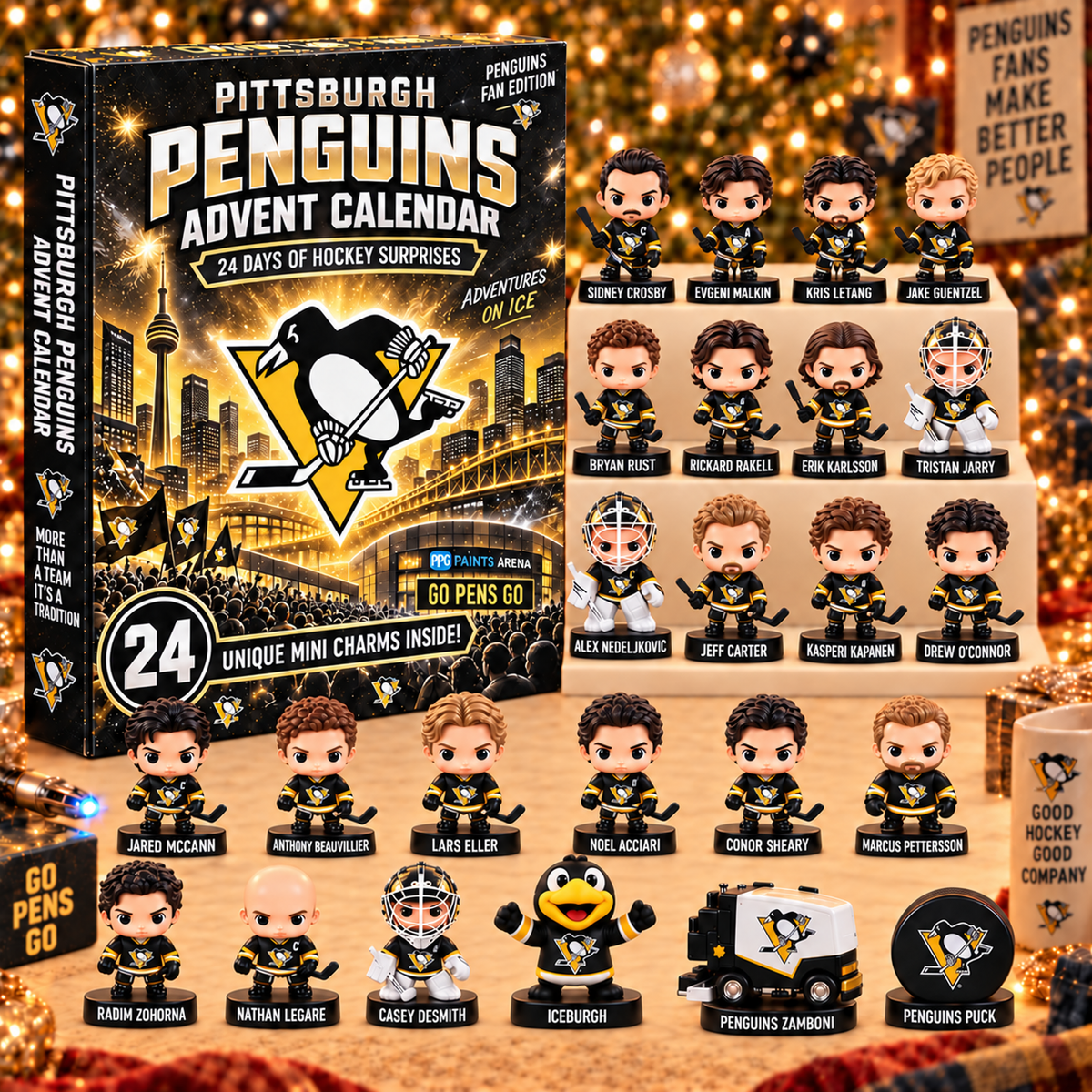 NHL x PIT 24 Days of Hockey Advent Calendar Blind Box