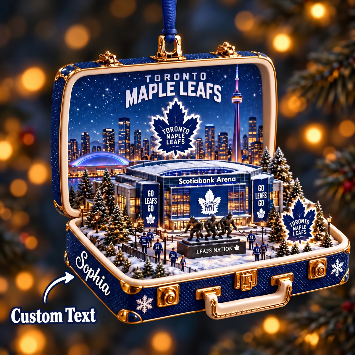 NHL x TOR Christmas Case Ornament