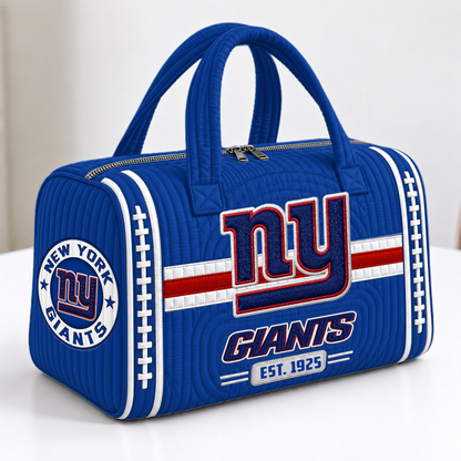 NYG x NFL Quilted Luggage Travel Bag