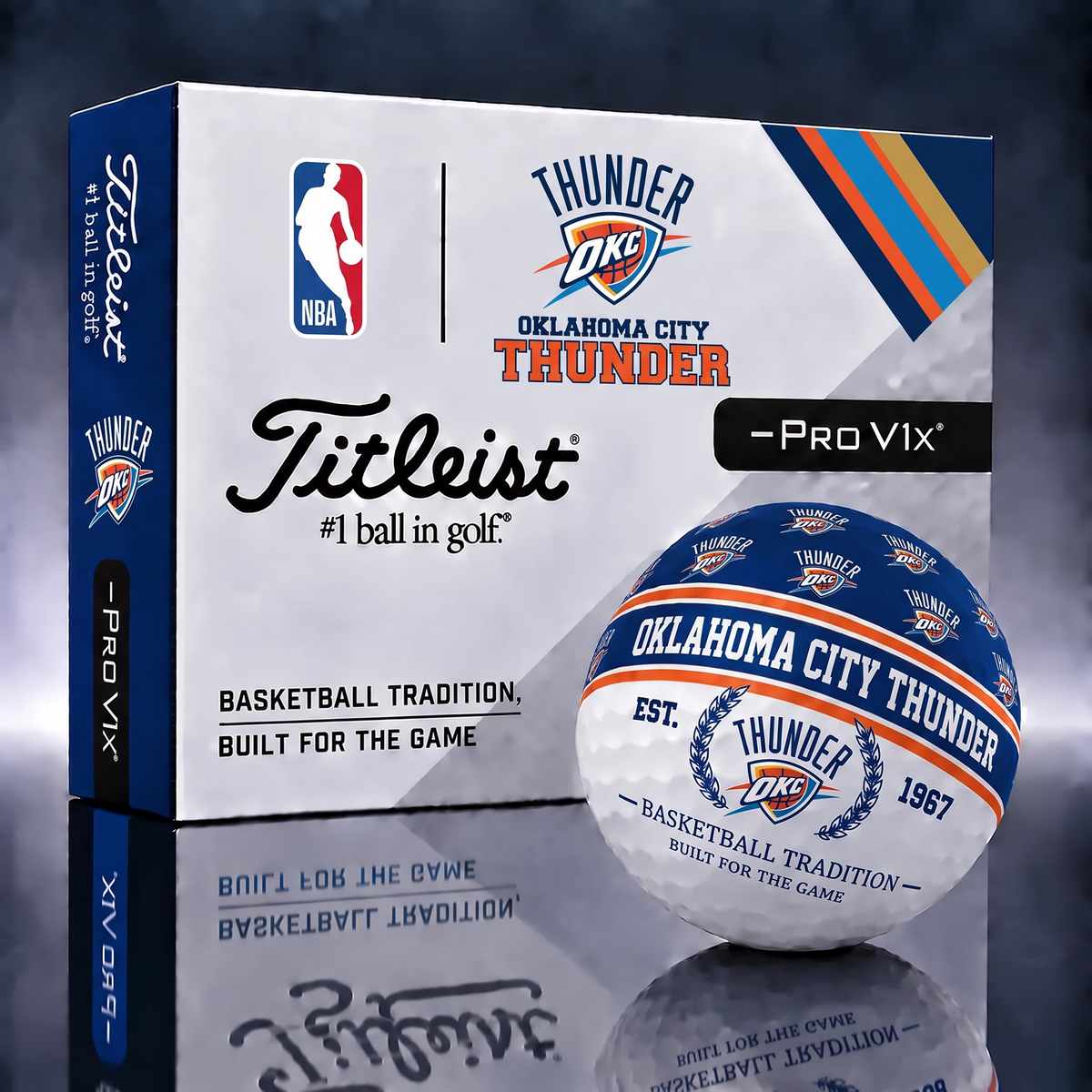 OCT x NBA 1-OF-1 IN-HOUSE CRAFTED TITLEIST PRO V1X NBA LIMITED EDITION GOLF BALLS