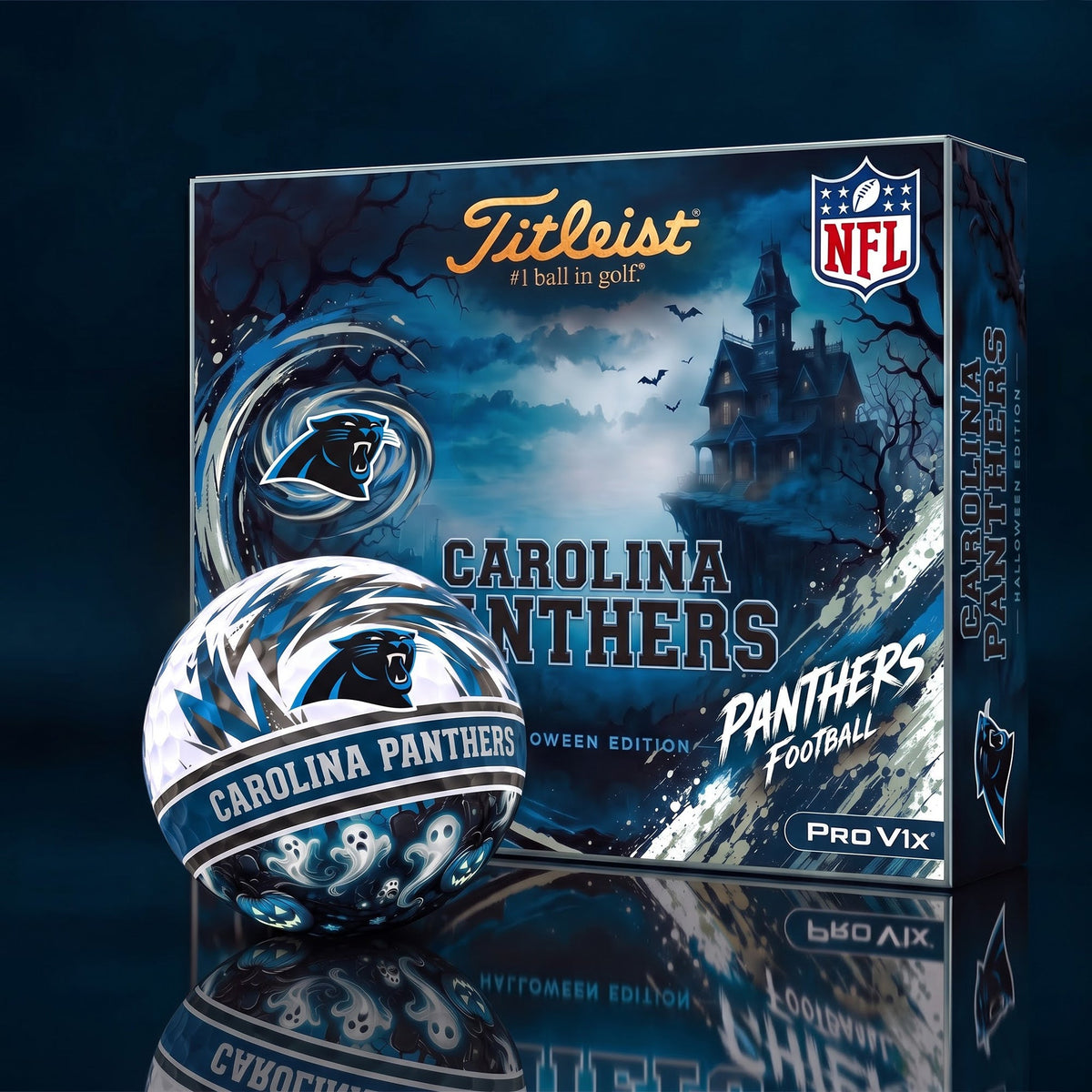 OFFICAL TITLIEST X PREMIUM NFL CAR DELUXE PERSONALIZED HALLOWEEN HORROR FAIRWAY V3 GOLF BALL SET EDITION