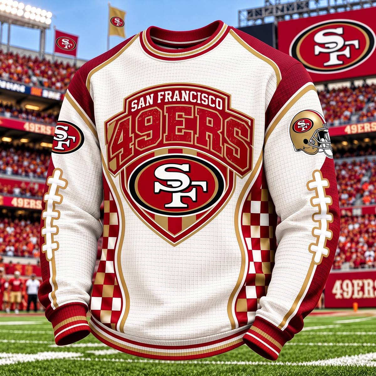 OFFICIAL NFL X PREMIUM SF EXCLUSIVE BESPOKE CLASSIC 3D Sweatshirt EDITION