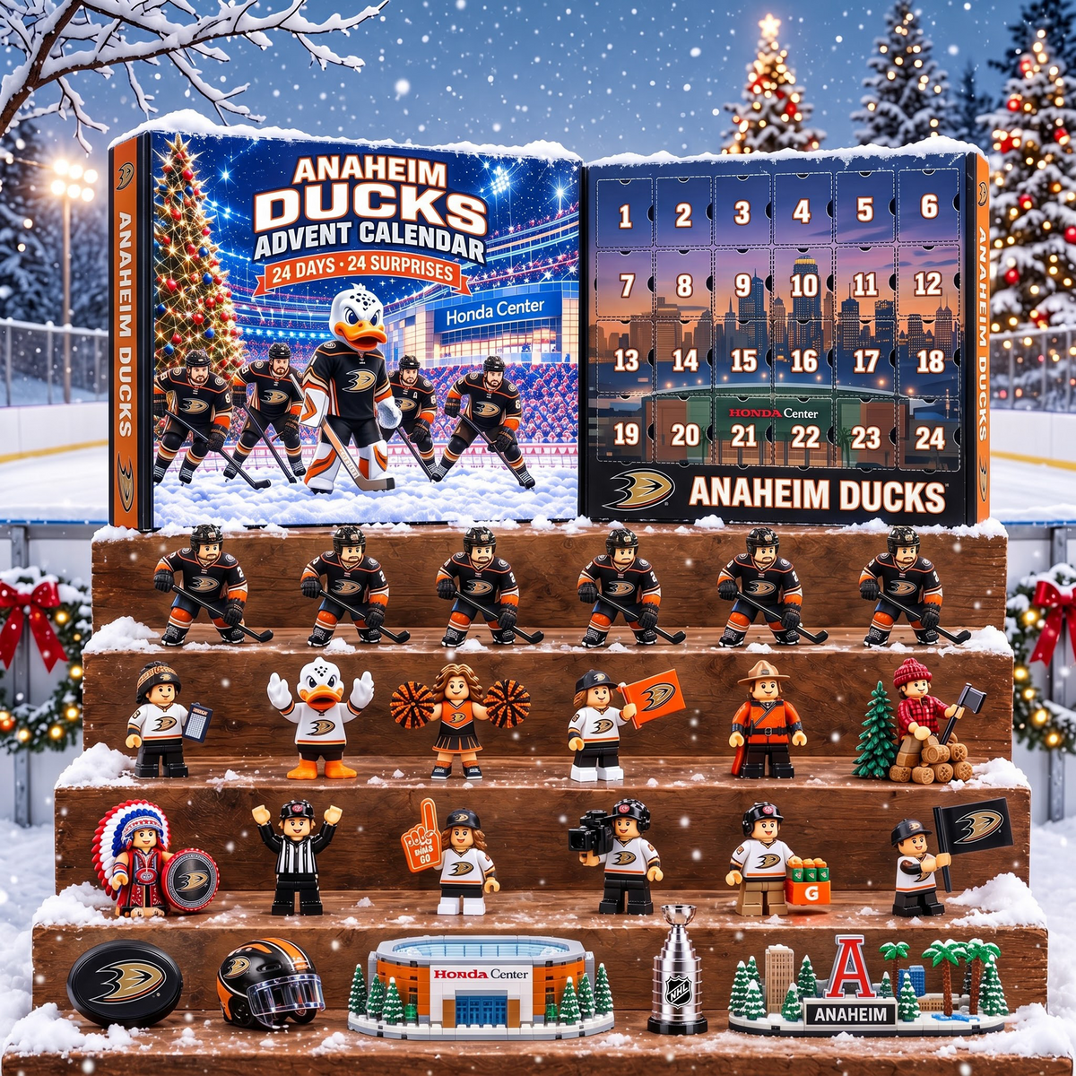 OFFICIAL NHL X PREMIUM AD EXCLUSIVE 3D AMAZING JOURNEY 24DAYS ADVENT CALENDER FOR FAN EDITION