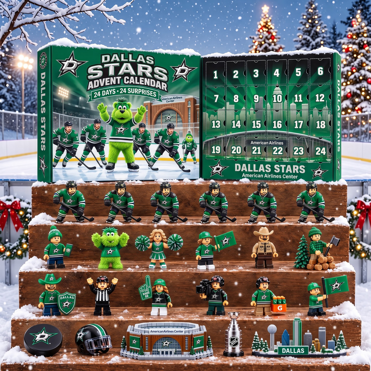 OFFICIAL NHL X PREMIUM DS EXCLUSIVE 3D AMAZING JOURNEY 24DAYS ADVENT CALENDER FOR FAN EDITION