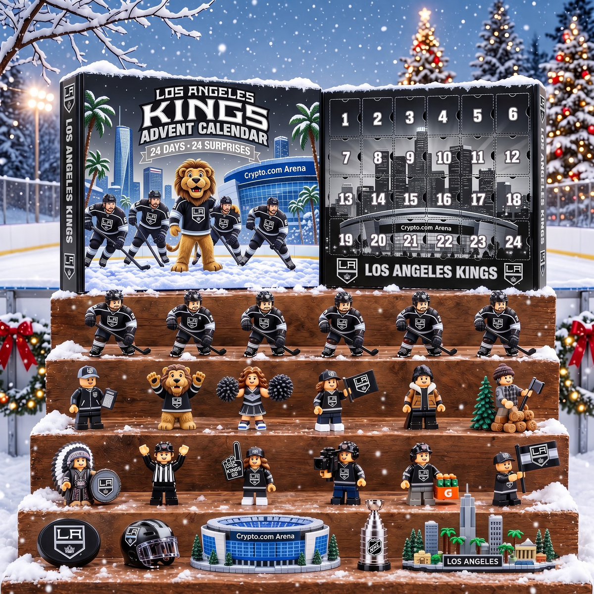 OFFICIAL NHL X PREMIUM LAK EXCLUSIVE 3D AMAZING JOURNEY 24DAYS ADVENT CALENDER FOR FAN EDITION