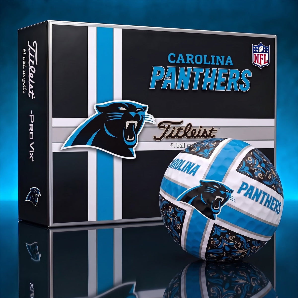 OFFICIAL TITLIEST X PREMIUM NFL CAR 3D GOLF BALL IN THE SHAPE OF A CROSS FOR FAN EDITION V2