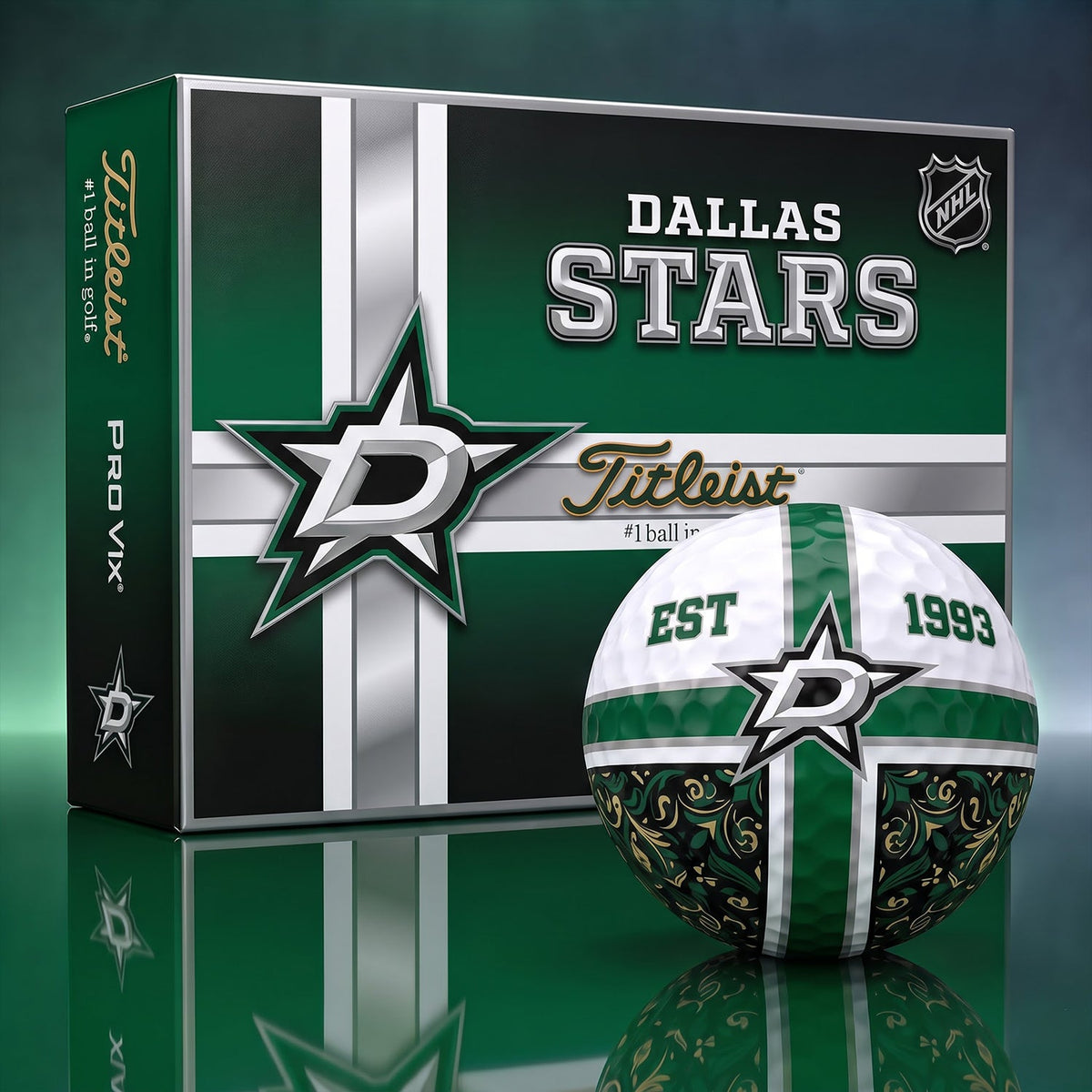 OFFICIAL TITLIEST X PREMIUM NHL DS 3D GOLF BALL IN THE SHAPE OF A CROSS FOR FAN EDITION
