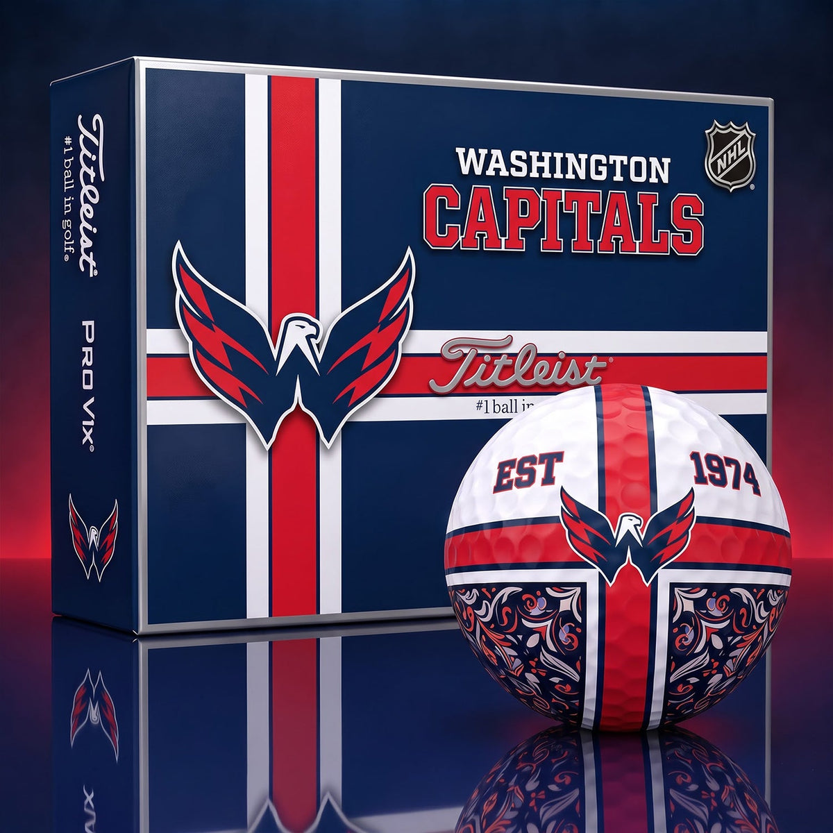 OFFICIAL TITLIEST X PREMIUM NHL WC 3D GOLF BALL IN THE SHAPE OF A CROSS FOR FAN EDITION
