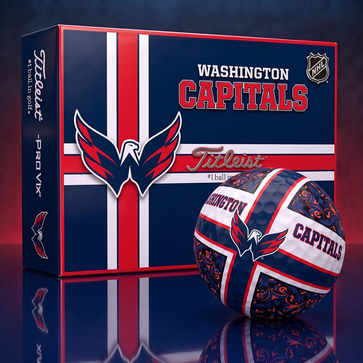 OFFICIAL TITLIEST X PREMIUM NHL WC 3D GOLF BALL IN THE SHAPE OF A CROSS FOR FAN EDITION V2