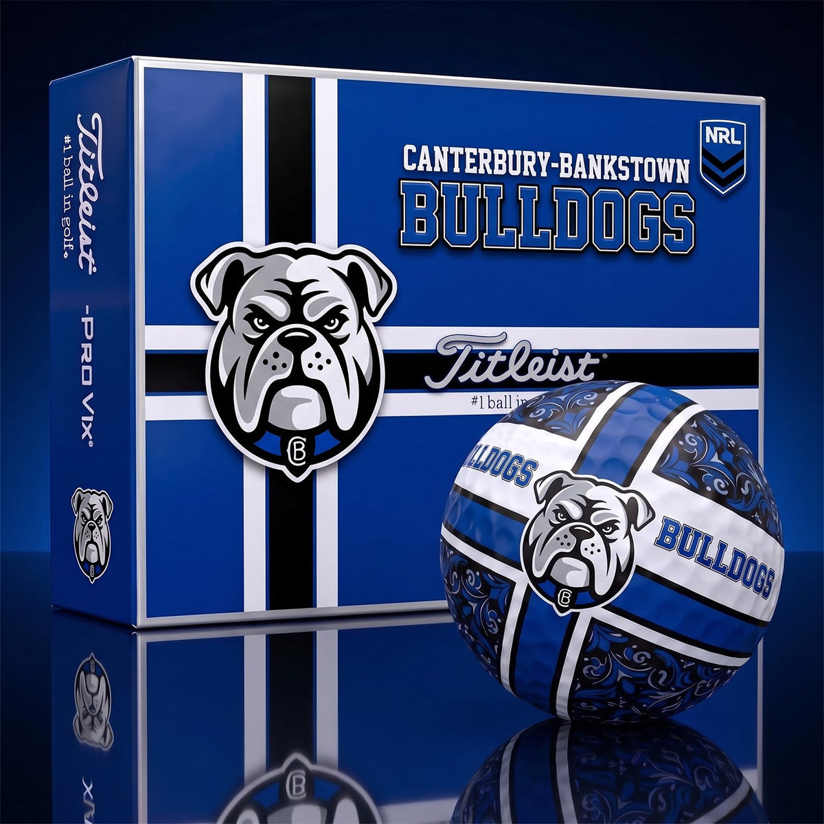 OFFICIAL TITLIEST X PREMIUM NRL CBB 3D GOLF BALL IN THE SHAPE OF A CROSS FOR FAN EDITION V2