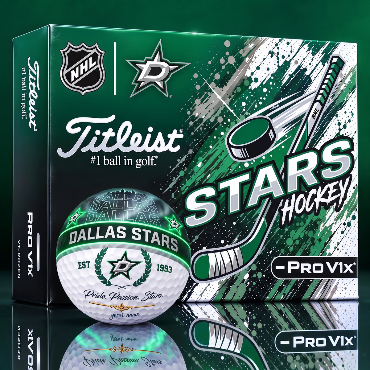 OFFICIAL TITLIEST X SIGNATURE NHL DS CUSTOME NAME 3D NEON GALAXY V3 PLUS EDITION
