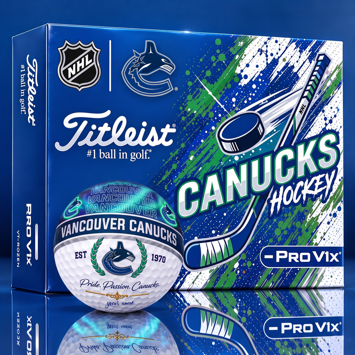 OFFICIAL TITLIEST X SIGNATURE NHL VC CUSTOME NAME 3D NEON GALAXY V3 PLUS EDITION