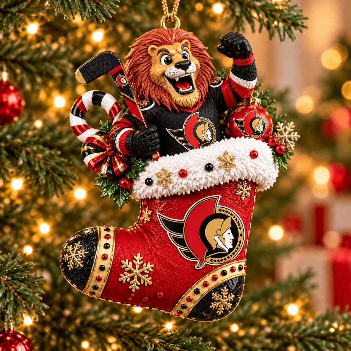 OS x NHL Ornament Christmas For Fan