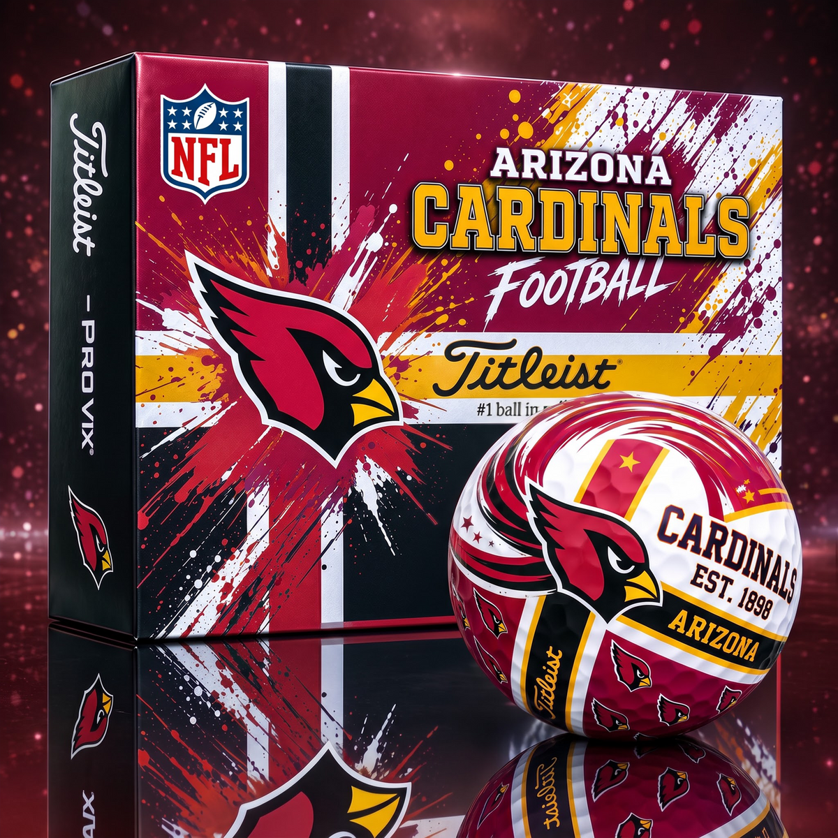 Official NFL x AC Titleist Bespoke 3D Jesus Faith Golf Ball Collector Set EDITION