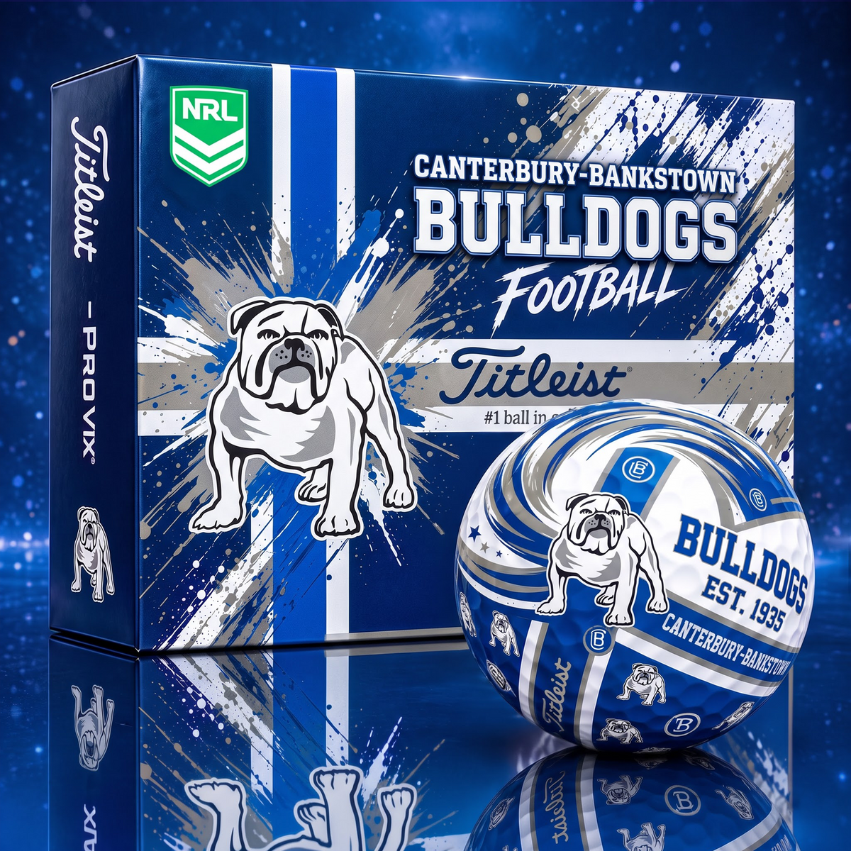 Official NRL x CBB Titleist Bespoke 3D Jesus Faith Golf Ball Collector Set EDITION