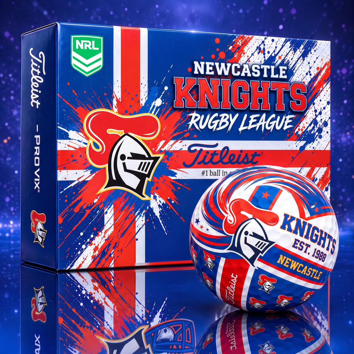 Official NRL x NK Titleist Bespoke 3D Jesus Faith Golf Ball Collector Set EDITION