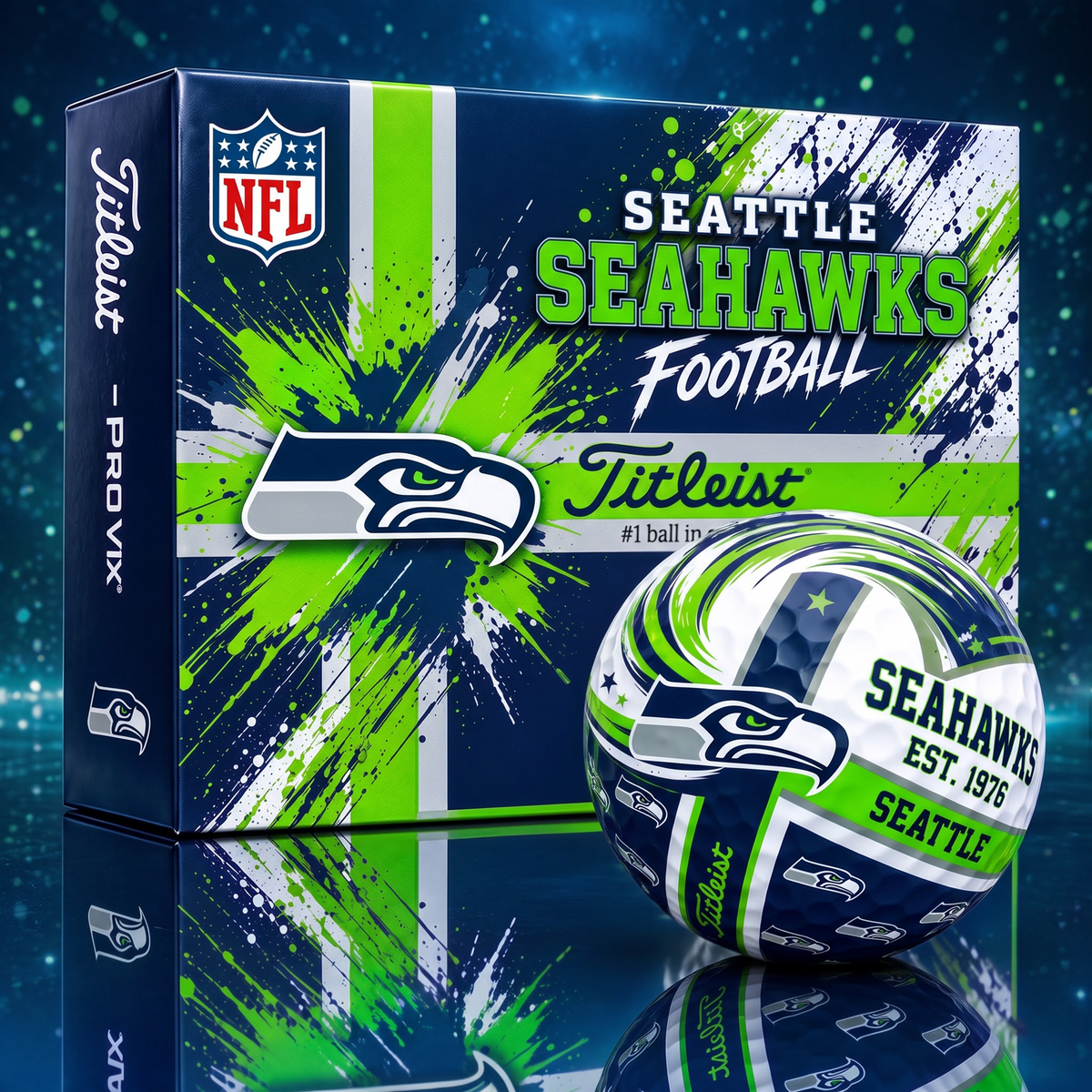 Official NFL x SS Titleist Bespoke 3D Jesus Faith Golf Ball Collector Set EDITION