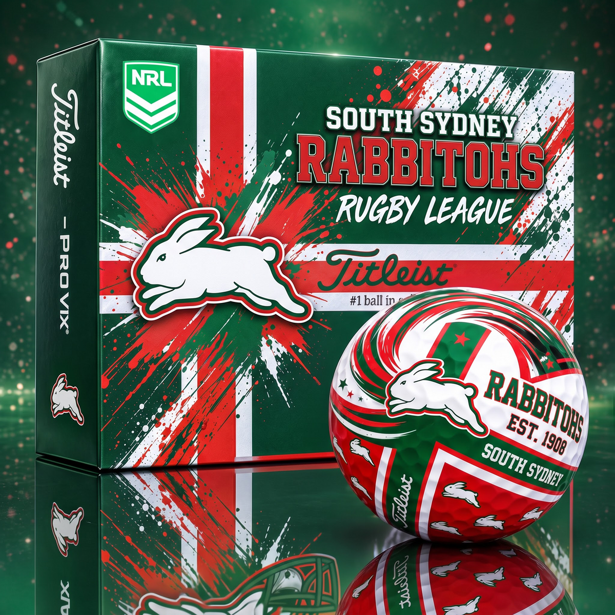 Official NRL x SSR Titleist Bespoke 3D Jesus Faith Golf Ball Collector Set EDITION