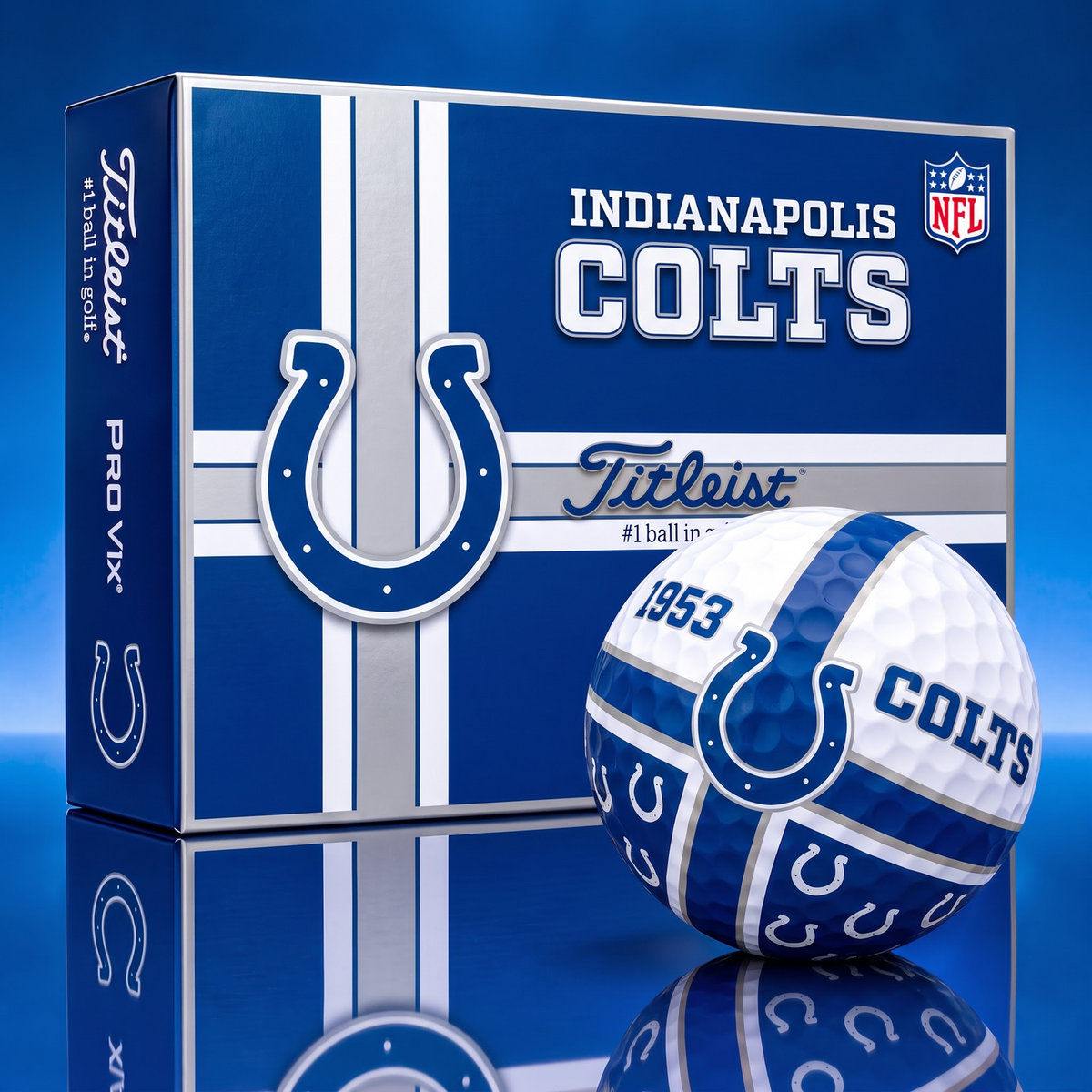 Official NFL x Titleist IC Bespoke 3D Cross V3 Golf Balls  for Faithful Fans EDITION