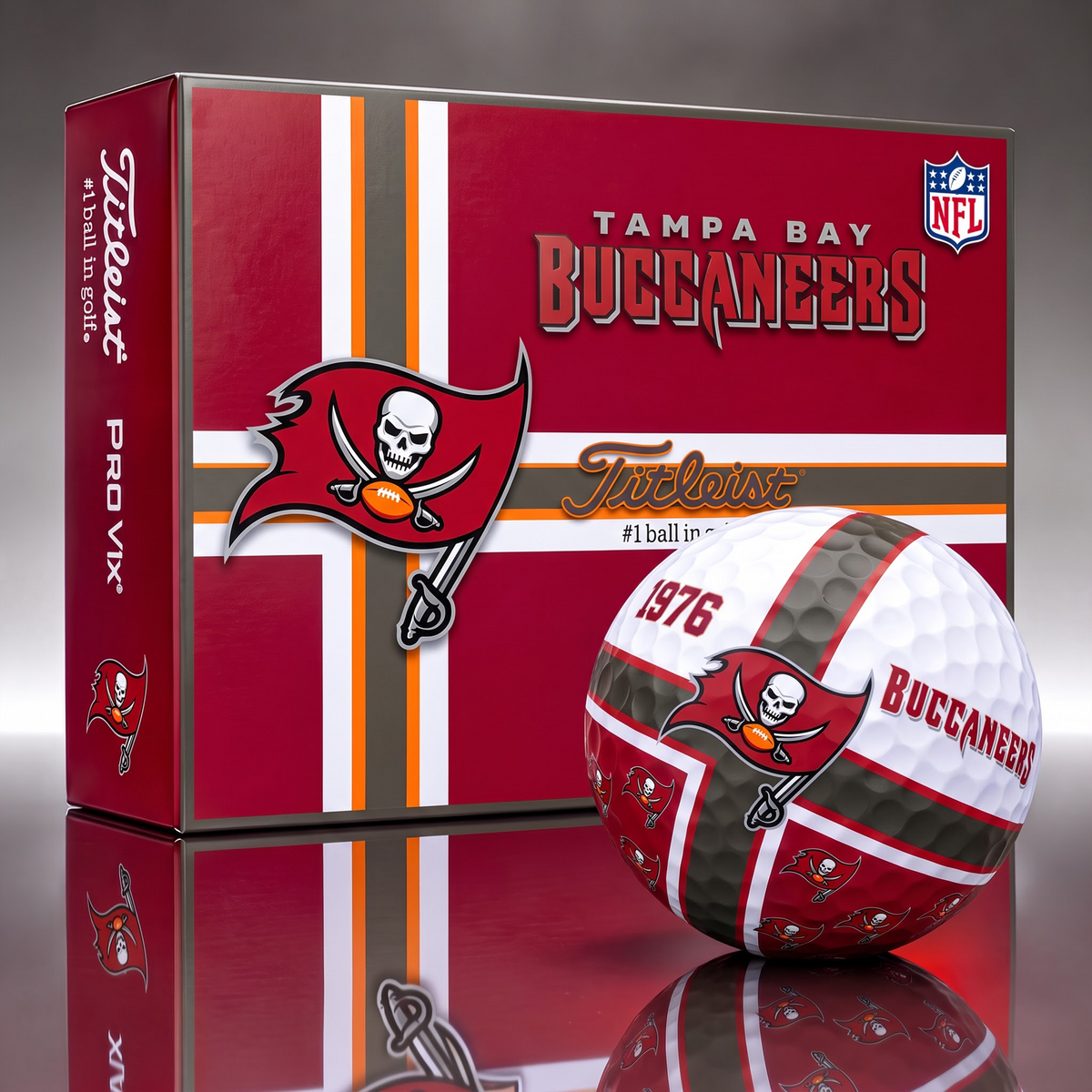 Official NFL x Titleist TBB Bespoke 3D Cross V3 Golf Balls  for Faithful Fans EDITION