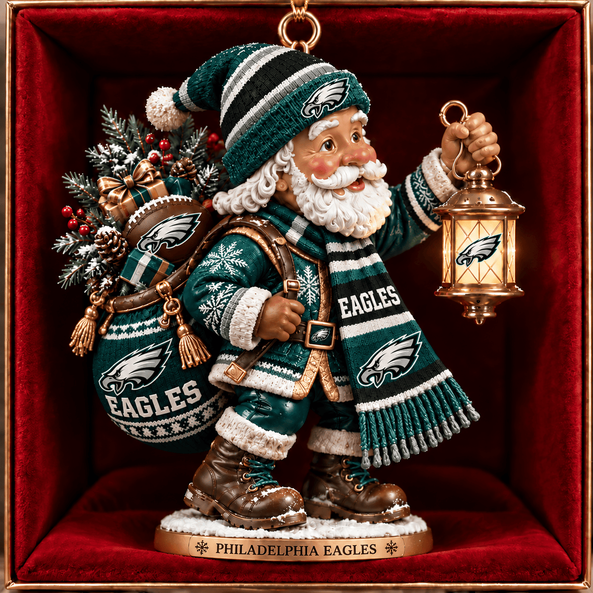 PE x NFL Santa Claus Ornament Chrismas For Fan