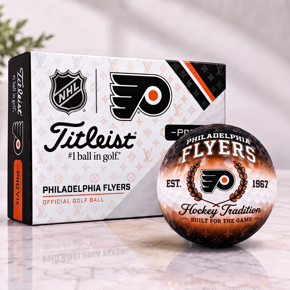 PF x NHL Custom LV x Titleist Pro V1 Golf Balls Set V2