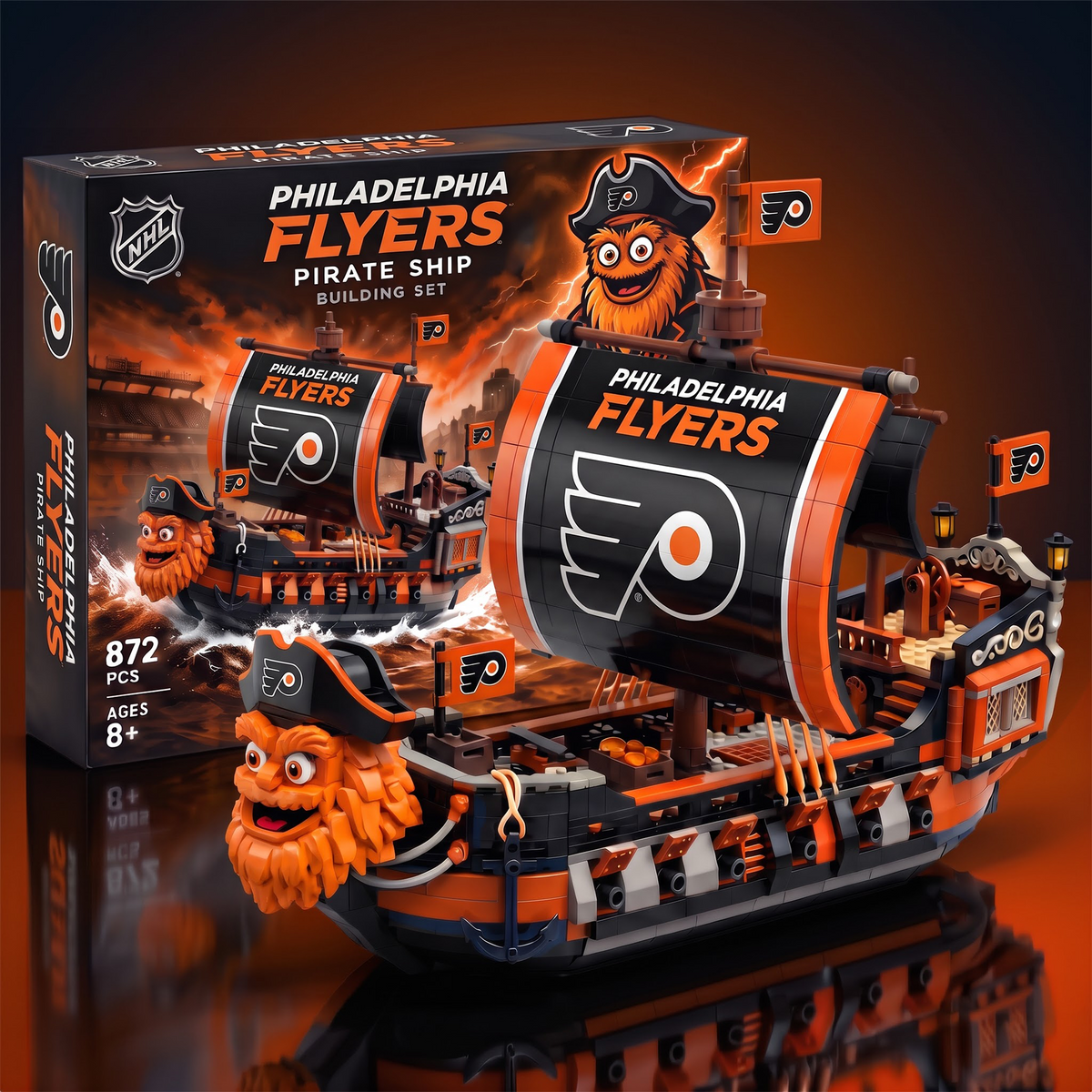 PF x  x NHL 50th Anniversary Pirate Ship Building Set