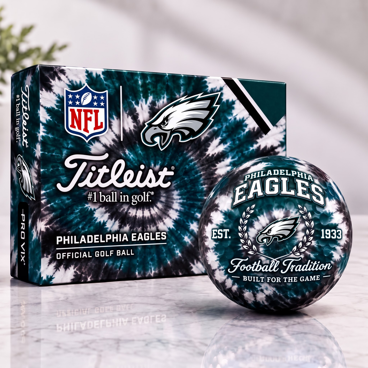PHI X Tradition Tie Dye Golf Ball
