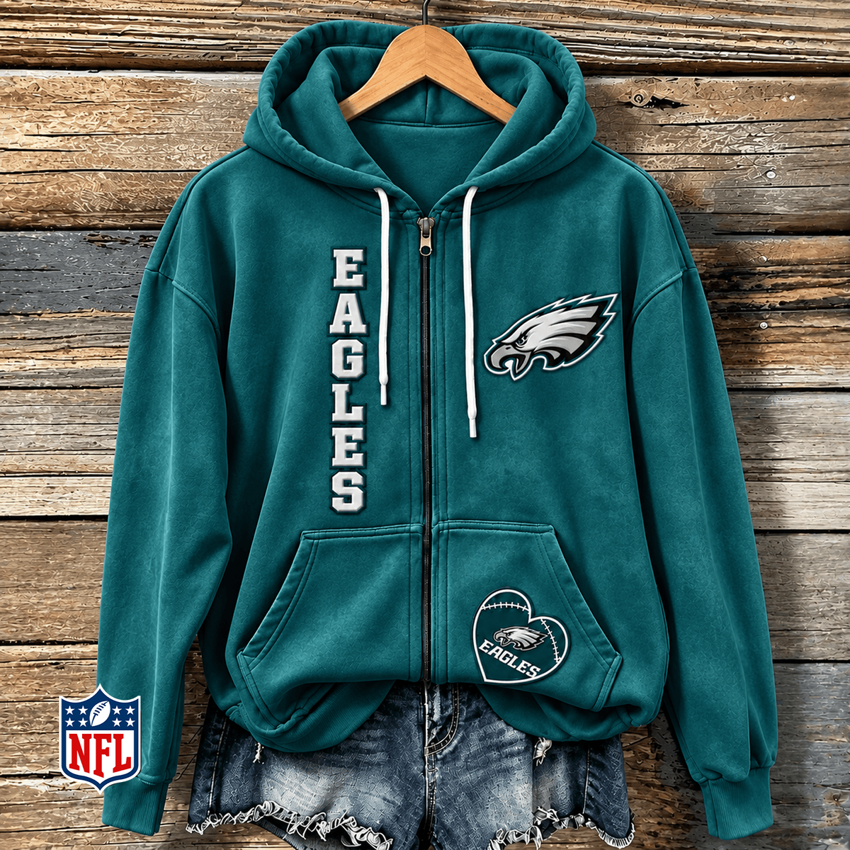 PHI x NFL Full-Zip Fleece Hoodie