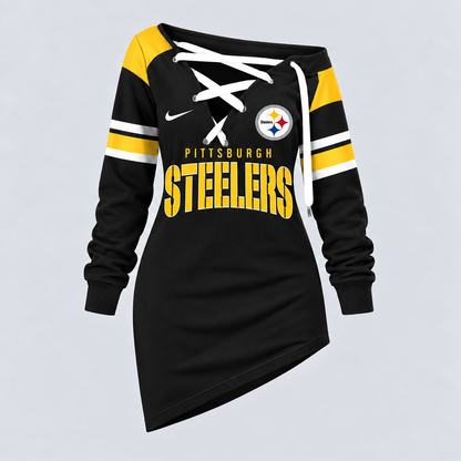 PIT x NFL Game Day Spirit Lace-Up Sweatshirt