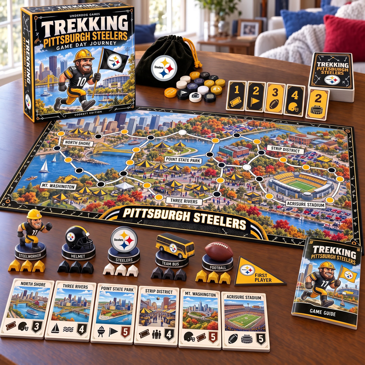 PIT x Premium NFL Trekking Adventure Board Game
