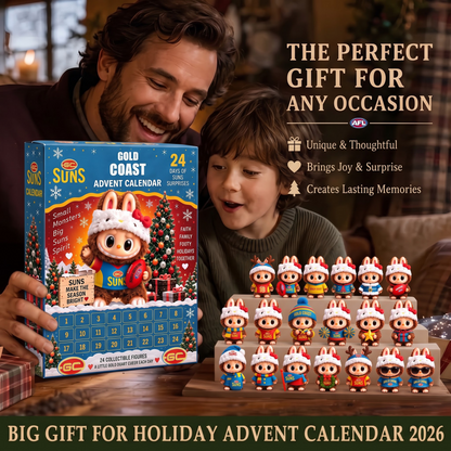 PREMIUM AFL X GOL EXCLUSIVE Labubu Christmas KICKOFF 24 Days Of Advent Calendar Blink Box