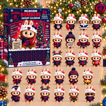 PREMIUM AFL X MB EXCLUSIVE Labubu Christmas KICKOFF 24 Days Of Advent Calendar Blink Box