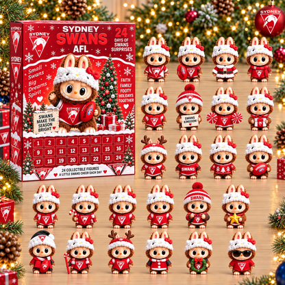 PREMIUM AFL X SS EXCLUSIVE Labubu Christmas KICKOFF 24 Days Of Advent Calendar Blink Box