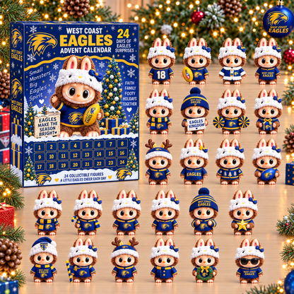 PREMIUM AFL X WCE EXCLUSIVE Labubu Christmas KICKOFF 24 Days Of Advent Calendar Blink Box