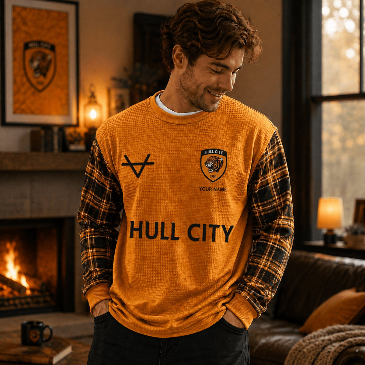 PREMIUM EPL X HUL EXCLUSIVE PERSONALIZED CLASSIC SWEATSHIRT LIMITED EDITION