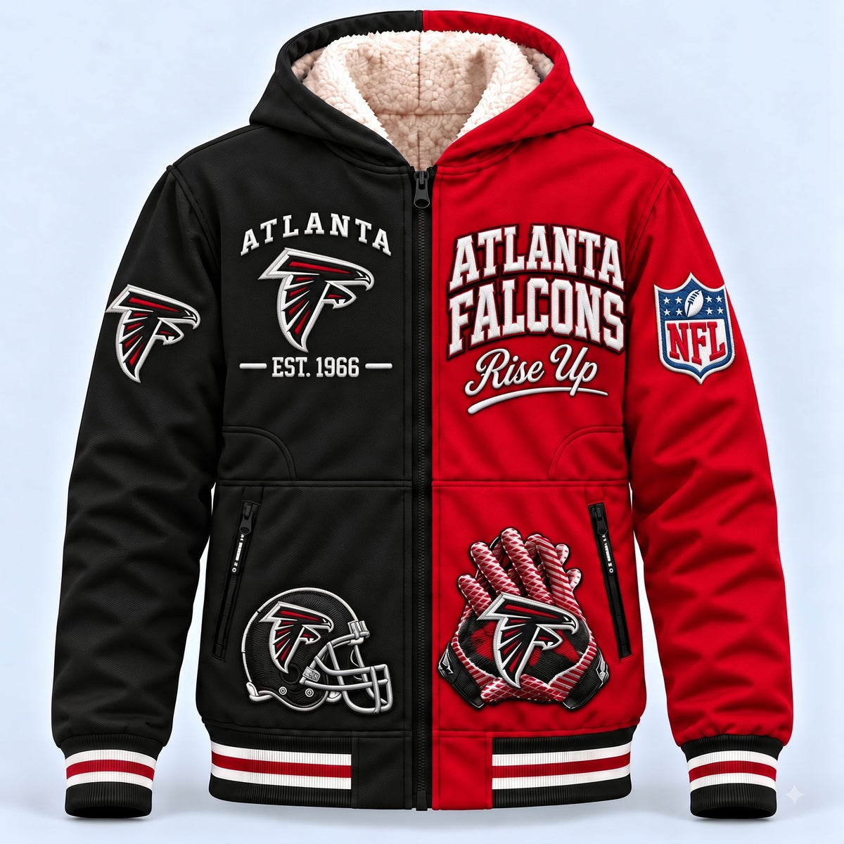 PREMIUM NFL X ATL AURA LUXE FLEECE JACKET LIMITED EDITION