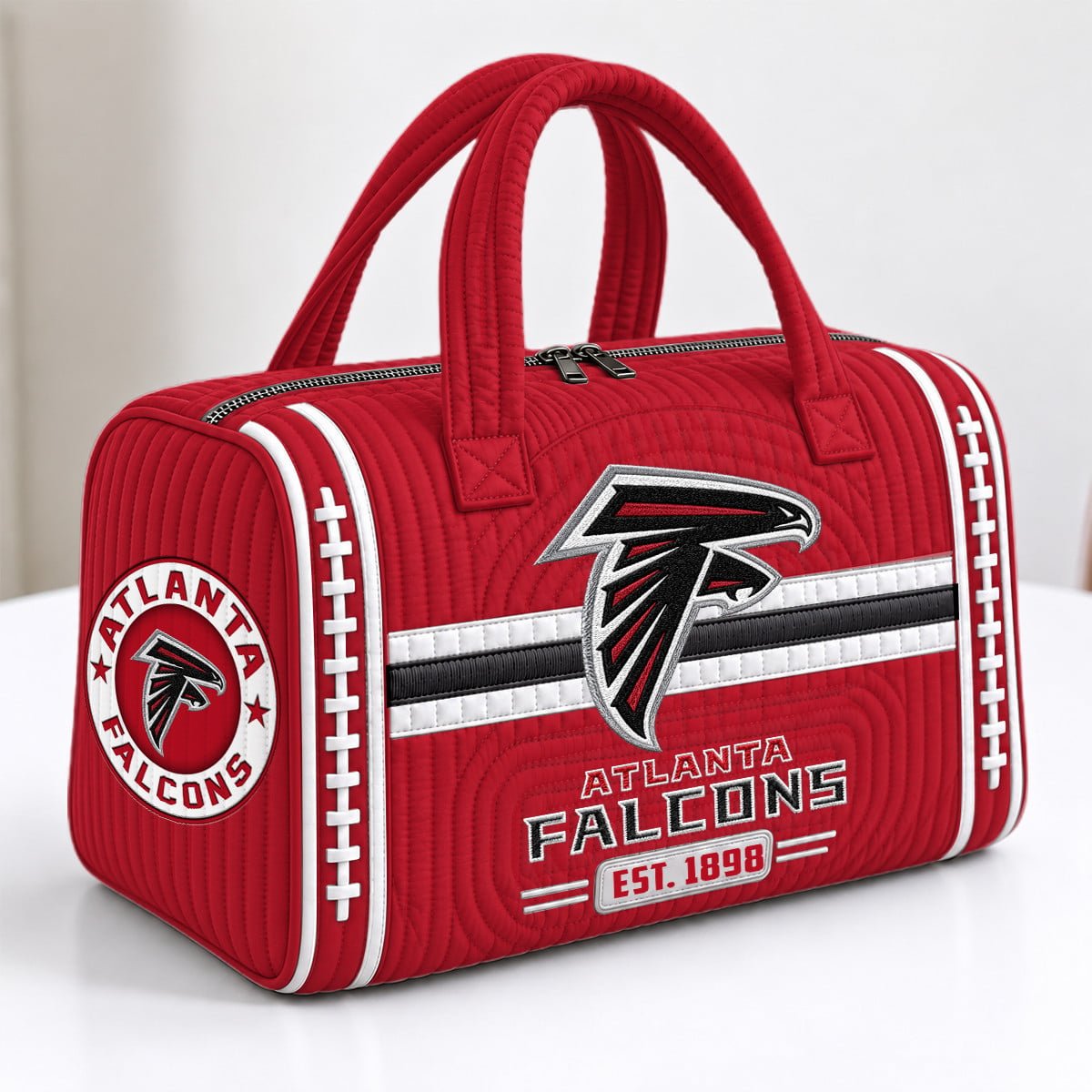 PREMIUM NFL X ATL EXCLUSIVE 3D Quilted Luggage Travel Bag LIMITED EDITION
