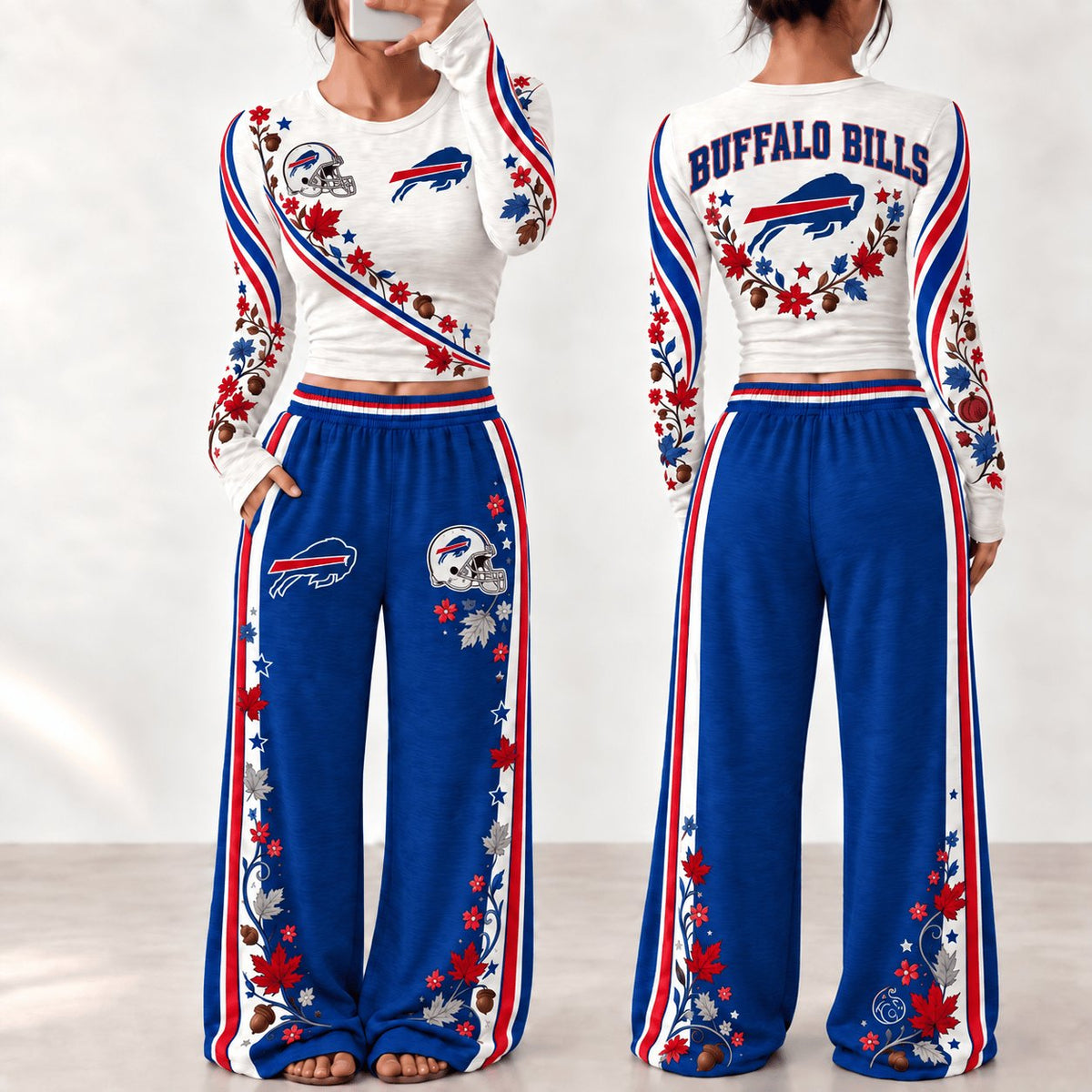 PREMIUM NFL X BUF EXCLUSIVE Woman Fall Season Lounge Set Limited Edition