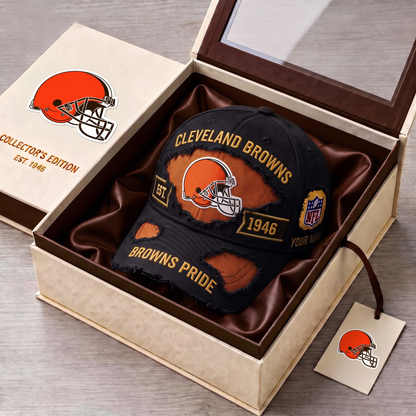 PREMIUM NFL X CLE DELUXE CUSTOME NAME CLASSIC CAP LIMTED EDITION