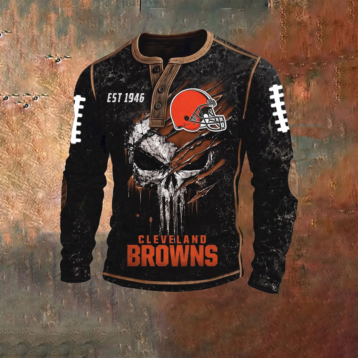 PREMIUM NFL X CLE EXCLUSIVE Shadow Skull NFL Long Sleeve – Tactical Edition