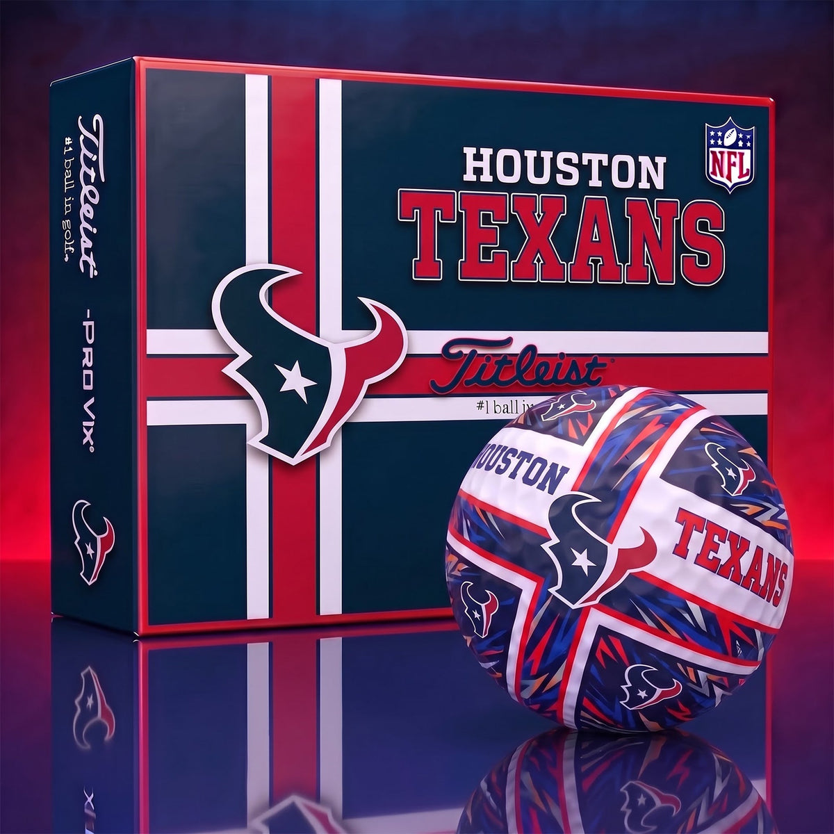 PREMIUM NFL X HOU EXCLUSIVE BESPOKE JESUS V3 GOLF BALL SET EDITION