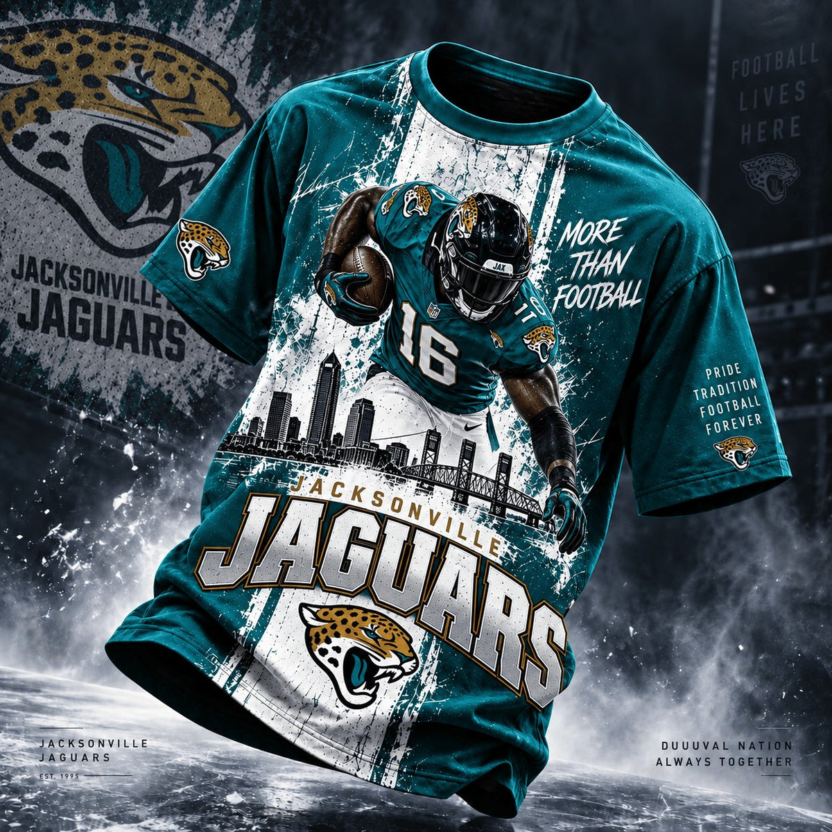 PREMIUM NFL X JAC EXCLUSIVE Ice Grit 3D Shirt For Fans Limited Edition